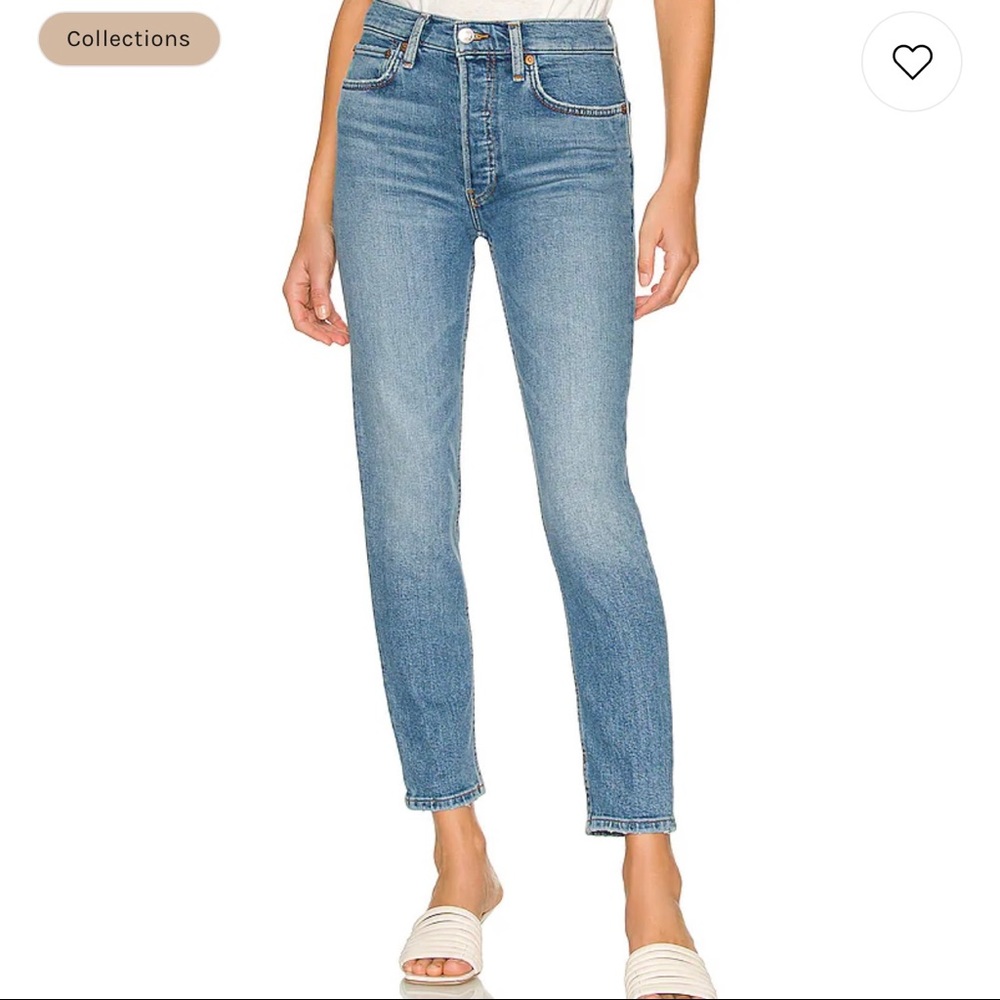 Re/Done High Rise Crop